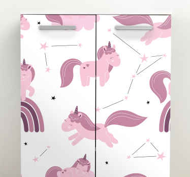 Nalepka pohištvo smešna ozvezdja samorogov - TenStickers