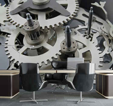 Nástěnná malba nástěnné hodiny - TenStickers