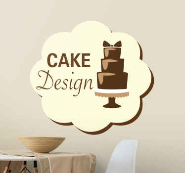 蛋糕设计贴花 - TenStickers