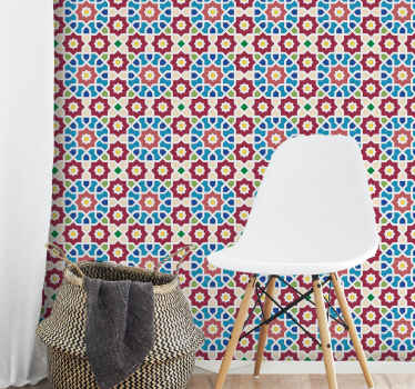 Azulejo hidráulico parede árabe - TenStickers