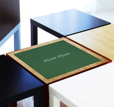 Personalised Poker Table Sticker - TenStickers