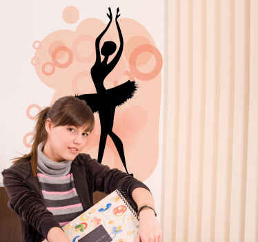 Sticker danseuse ballet pop - TenStickers