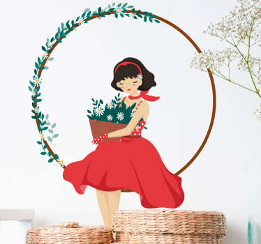 好女孩贴纸 - TenStickers