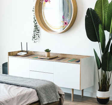 Autocolante para móveis mardeira estival - TenStickers