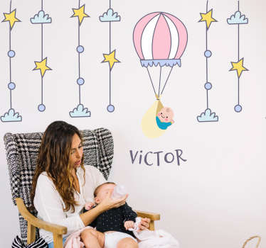 Vinilo infantil en globo - TenVinilo