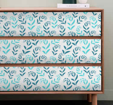 Adesivo mobile motivo alberi color pastello - TenStickers