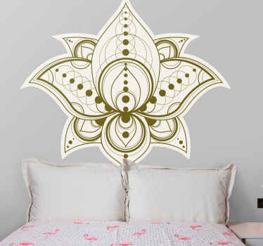 Intricate Floral Motif decoration wall sticker - TenStickers