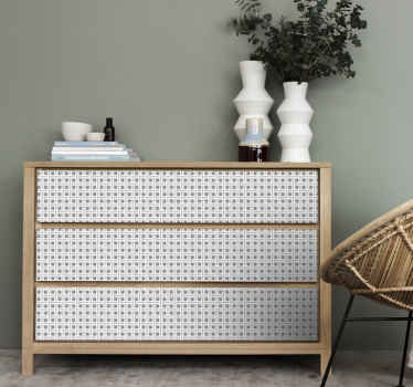 αυτοκόλλητο έπιπλα υφαντό μοτίβο υφής - TenStickers