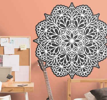 Delicate rays pattern vintage sticker - TenStickers