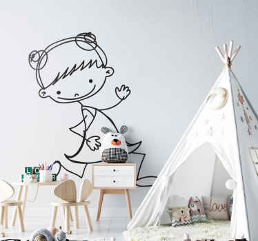 Vinilo infantil nena - TenVinilo