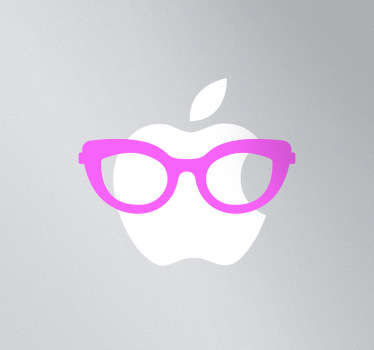 Glasses for Women MacBook Sticker - TenStickers