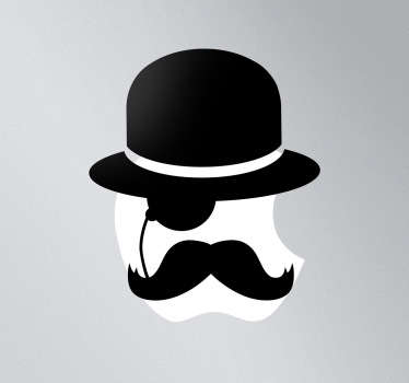 MacBook Icon Aufkleber Gentleman - TenStickers