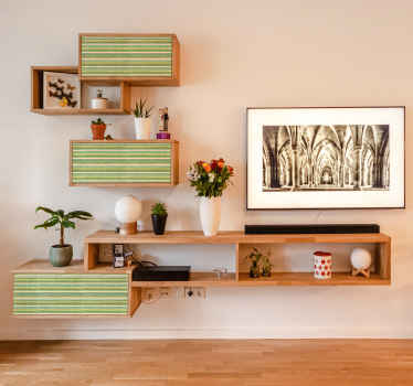 Bamboo  texture furniture sticker - TenStickers