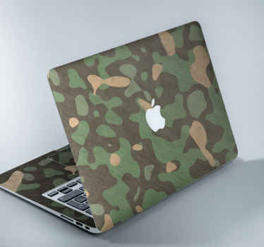 Vinilo para computadora camuflaje - TenVinilo