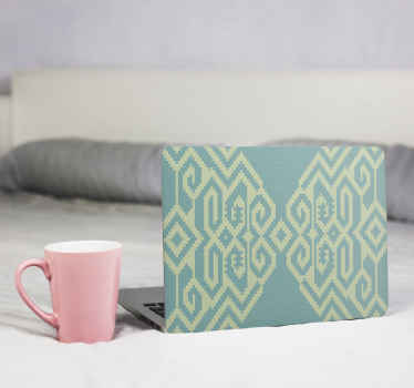 Geometric pattern overlay laptop skin - TenStickers