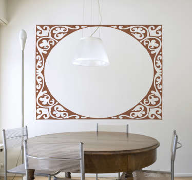 Sticker cadre carré moderne - TenStickers