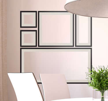 装飾フレーム構成ステッカー - TENSTICKERS