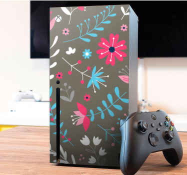 Barevný ditsy květinový potisk xbox skin - TenStickers
