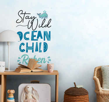 Ocean Child wall stickers children's room - TenStickers