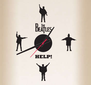 Si eres fan de los cuatro de Liverpool hazte con este especial vinilo para reloj de pared monocolor. +50 Colores Disponibles.