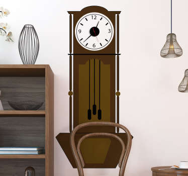 Classic stick on wall clock - TenStickers