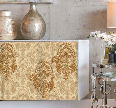 Naklejka na meble Stary ciepły kolor wyblakły wzór - TenStickers