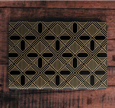 Geometric Textured Surface laptop skin - TenStickers