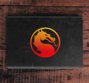 Ninja lohikäärmeen suunnittelu Läppäritarra - Tenstickers