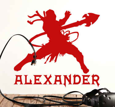 Sticker Jeu Video Conception originale de ninja monocolore - TenStickers