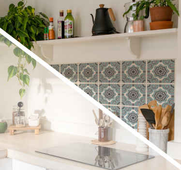 Portuguese style tile sticker - TenStickers