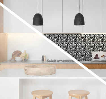 Modern Fluid design tile sticker - TenStickers