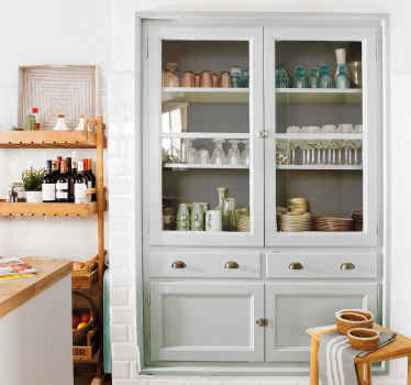 Adhésif meuble couleur grise - TenStickers