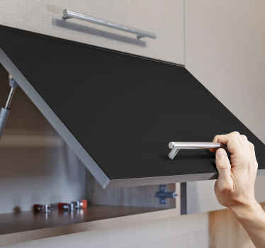 Adhésif meuble couleur noire - TenStickers