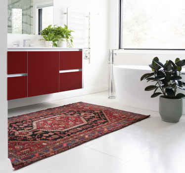 Adhésif meuble couleur rouge cerise - TenStickers