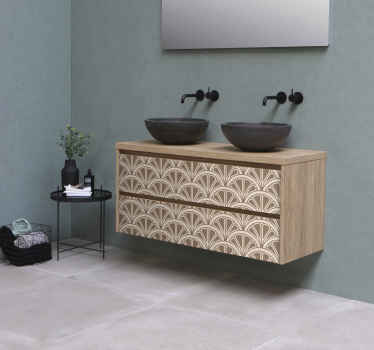 Adhésif meuble vintage art déco - TenStickers