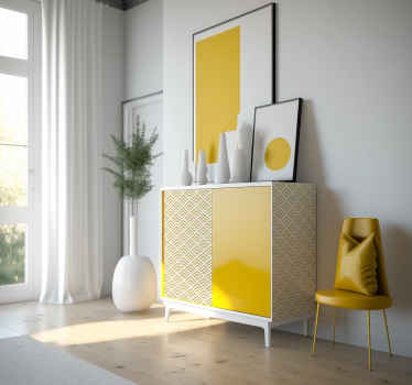 Adhésif meuble géométrique - TenStickers