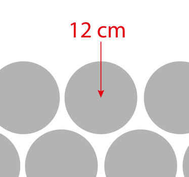 Sticker fenêtre cercles ronds - TenStickers