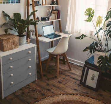 Adhésif meuble couleur grise - TenStickers