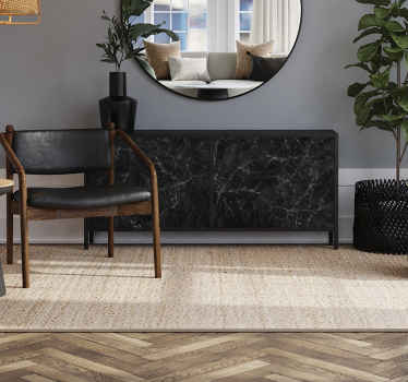 Naklejka na meble marmol czarny - TenStickers