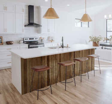 Autocolante para móveis listões de madeira - TenStickers