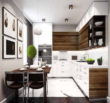 Autocolante para móveis listões de madeira - TenStickers