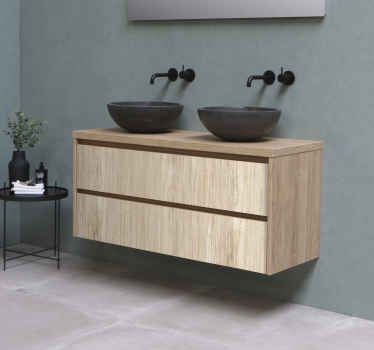 Light Colored Wood furniture decal  - TenStickers