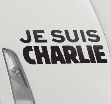 Je suis Charlie Aufkleber - TenStickers