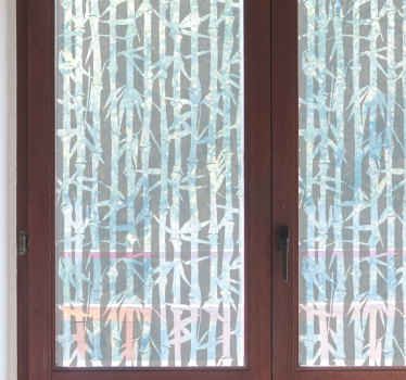 Fensteraufkleber transluzenter Bambus - TenStickers