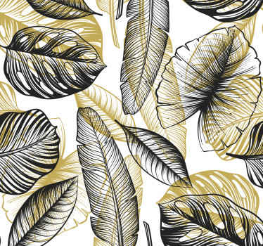 Elegant Tropical Plants furniture decal  3600 - TenStickers