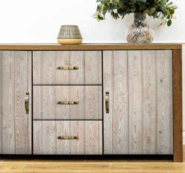 Naklejka na meble Jasnobrązowe deski poziome - TenStickers