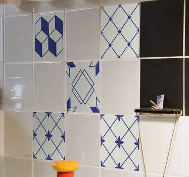Fliesen Aufkleber geometrische Muster - TenStickers