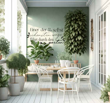 Wandtattoo Zitat Frühling - TenStickers