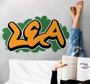 Brugerdefineret navnekunst wallsticker dyr - TenStickers