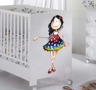 Sticker enfant Lola by Lol Malone - TenStickers